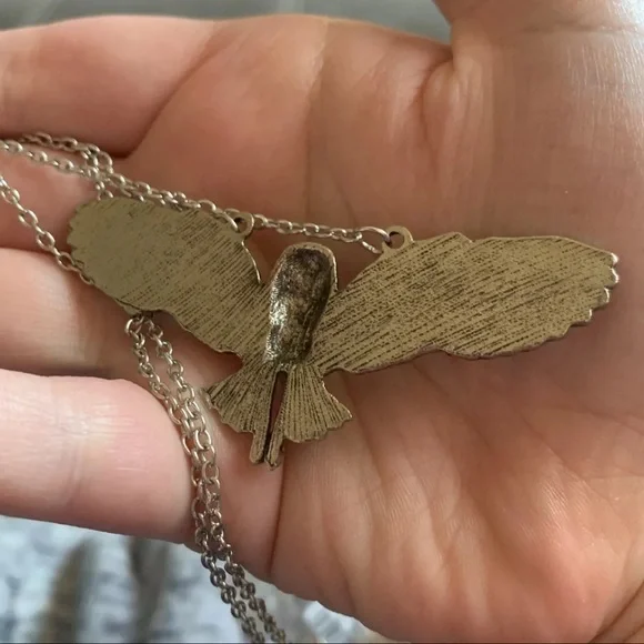 🦉 Retro Grunge Owl Moon Sky Necklace 🦉 - Picture 6 of 6